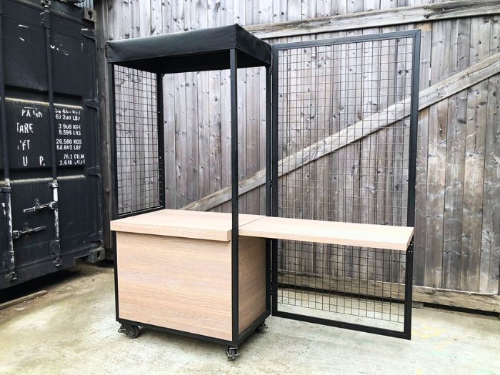 側網展示款攤車